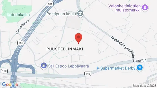 Apartments for rent i Espoo - kort over placeringen