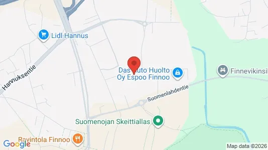 Apartments for rent i Espoo - kort over placeringen