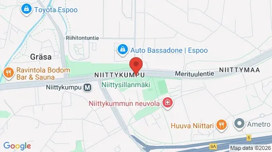 Apartments for rent i Espoo - kort over placeringen