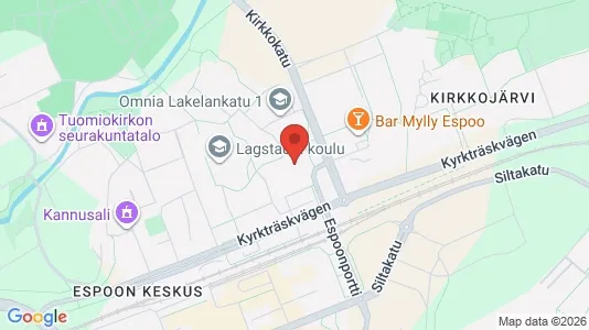 Apartments for rent i Espoo - kort over placeringen