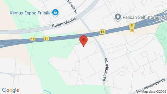 Apartments for rent i Espoo - kort over placeringen