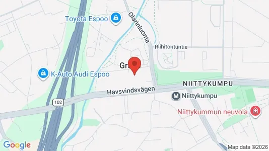 Apartments for rent i Espoo - kort over placeringen
