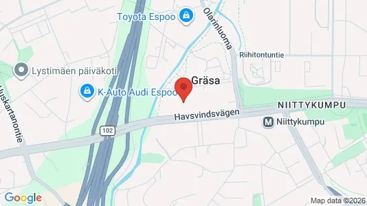 Apartments for rent i Espoo - kort over placeringen
