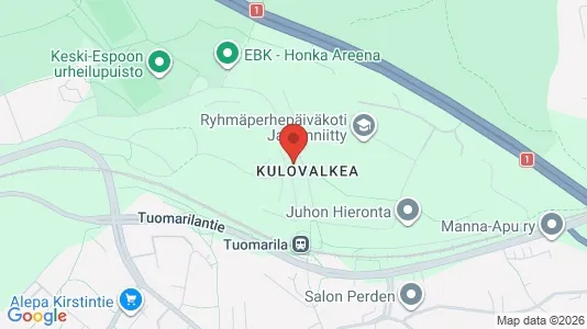 Apartments for rent i Espoo - kort over placeringen