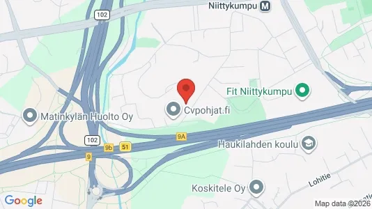 Apartments for rent i Espoo - kort over placeringen