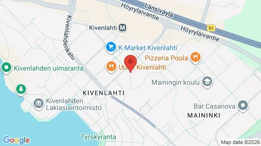 Apartments for rent i Espoo - kort over placeringen