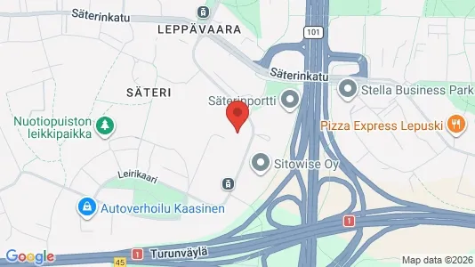 Apartments for rent i Espoo - kort over placeringen