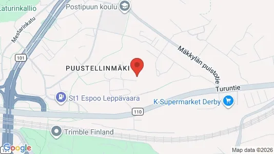 Apartments for rent i Espoo - kort over placeringen