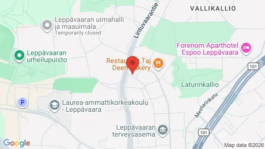 Apartments for rent i Espoo - kort over placeringen