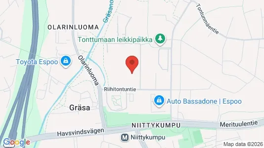Apartments for rent i Espoo - kort over placeringen