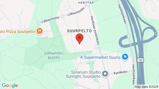 Apartments for rent i Espoo - kort over placeringen