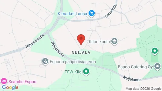 Apartments for rent i Espoo - kort over placeringen