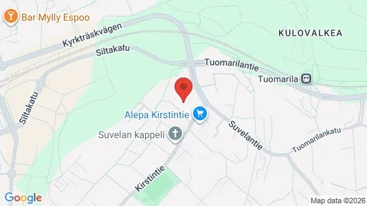 Apartments for rent i Espoo - kort over placeringen