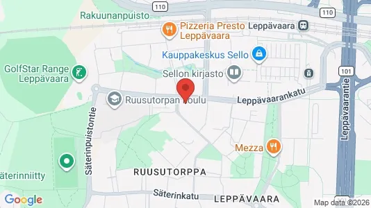Apartments for rent i Espoo - kort over placeringen