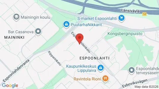 Apartments for rent i Espoo - kort over placeringen