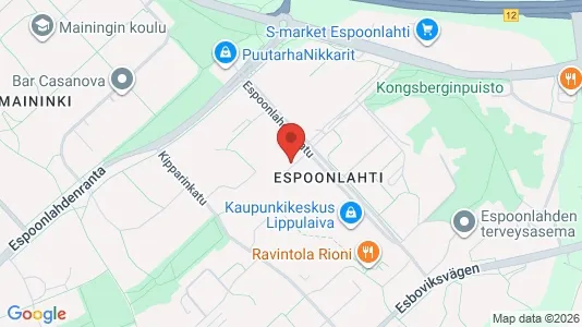 Apartments for rent i Espoo - kort over placeringen