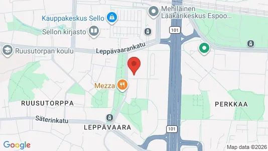 Apartments for rent i Espoo - kort over placeringen