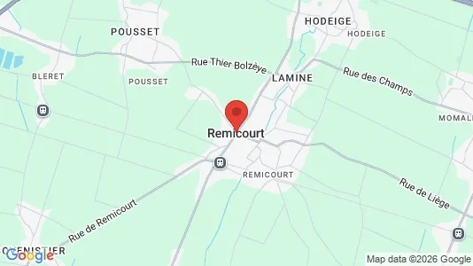 Houses for rent i Remicourt - kort over placeringen