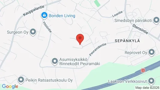 Apartments for rent i Espoo - kort over placeringen