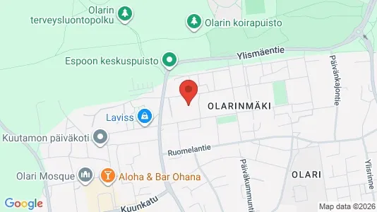 Apartments for rent i Espoo - kort over placeringen