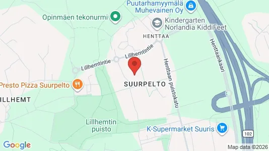 Apartments for rent i Espoo - kort over placeringen