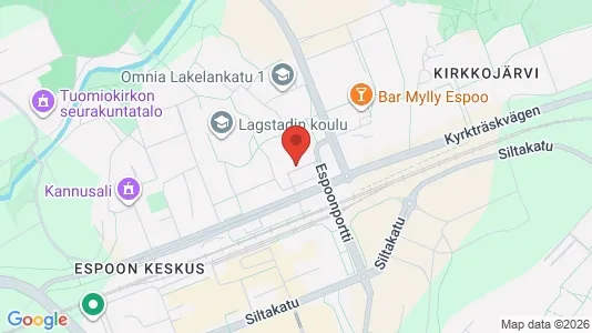 Apartments for rent i Espoo - kort over placeringen