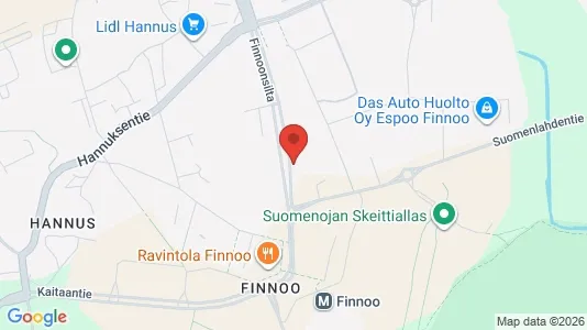 Apartments for rent i Espoo - kort over placeringen