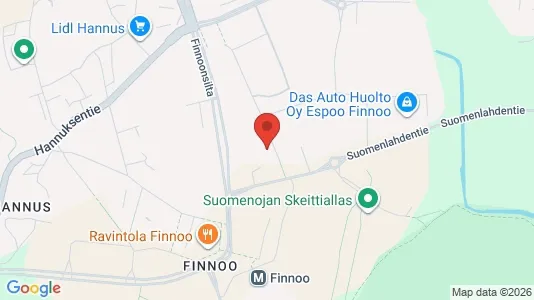 Apartments for rent i Espoo - kort over placeringen