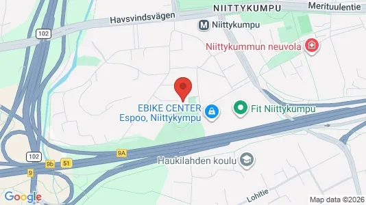 Apartments for rent i Espoo - kort over placeringen