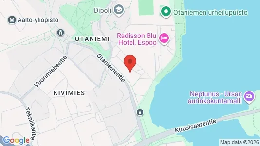 Apartments for rent i Espoo - kort over placeringen