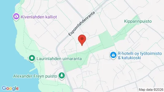 Apartments for rent i Espoo - kort over placeringen