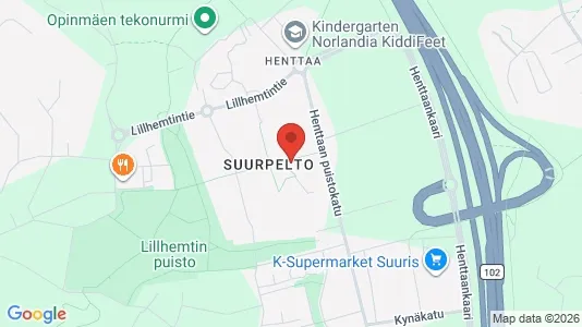 Apartments for rent i Espoo - kort over placeringen