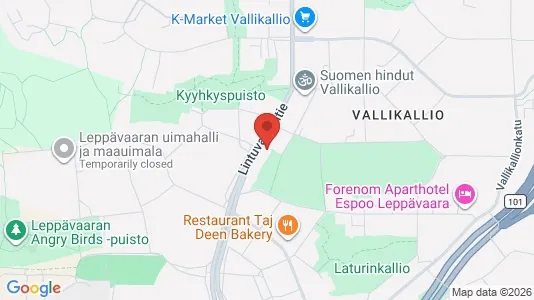 Apartments for rent i Espoo - kort over placeringen