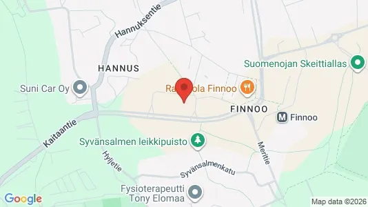 Apartments for rent i Espoo - kort over placeringen