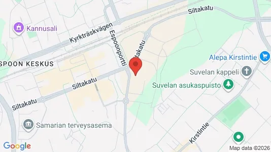 Apartments for rent i Espoo - kort over placeringen