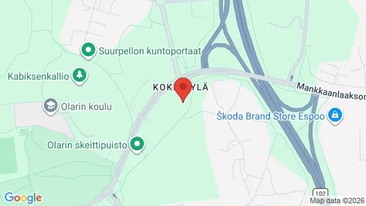 Apartments for rent i Espoo - kort over placeringen