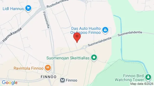 Apartments for rent i Espoo - kort over placeringen