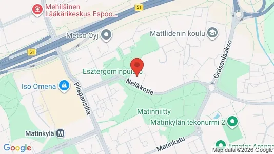 Apartments for rent i Espoo - kort over placeringen