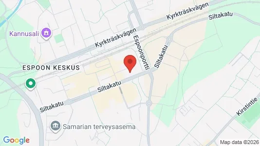 Apartments for rent i Espoo - kort over placeringen