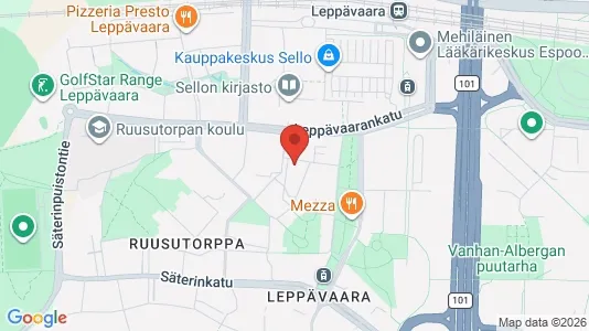 Apartments for rent i Espoo - kort over placeringen