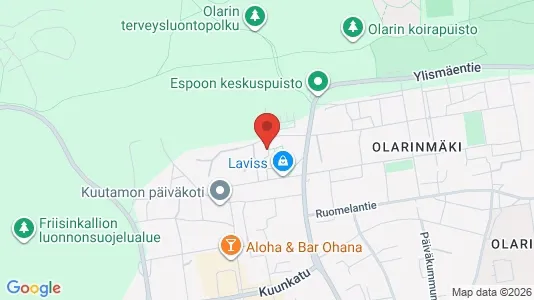 Apartments for rent i Espoo - kort over placeringen