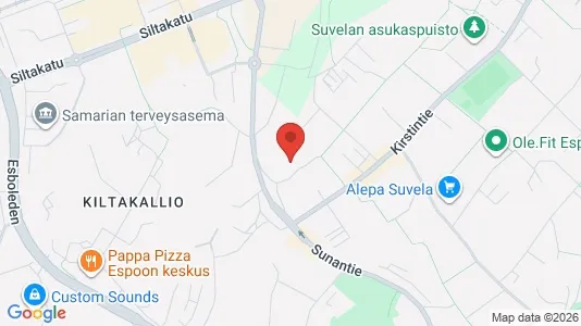 Apartments for rent i Espoo - kort over placeringen