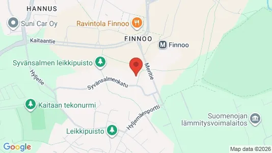 Apartments for rent i Espoo - kort over placeringen