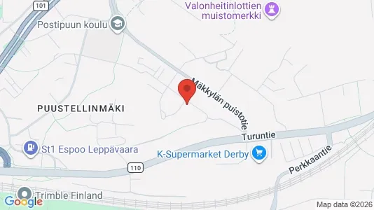 Apartments for rent i Espoo - kort over placeringen