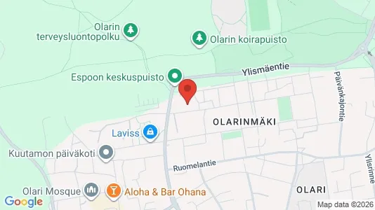 Apartments for rent i Espoo - kort over placeringen