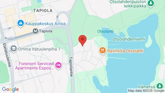 Apartments for rent i Espoo - kort over placeringen