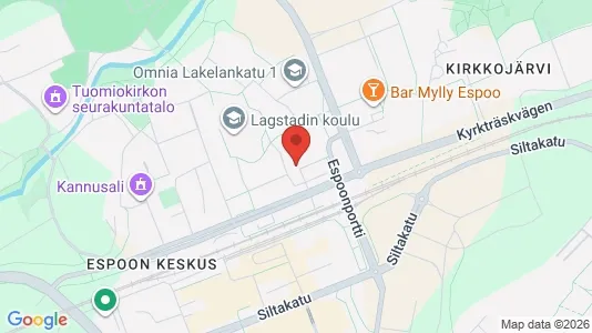 Apartments for rent i Espoo - kort over placeringen
