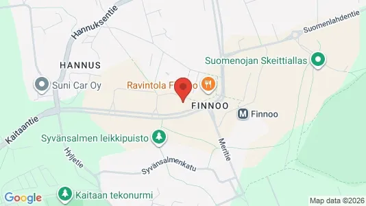 Apartments for rent i Espoo - kort over placeringen