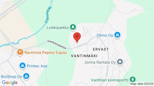 Apartments for rent i Espoo - kort over placeringen