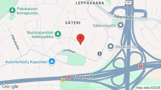 Apartments for rent i Espoo - kort over placeringen